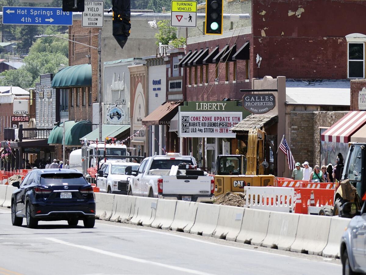 Pagosa Springs highway project affects businesses, but they remain open
